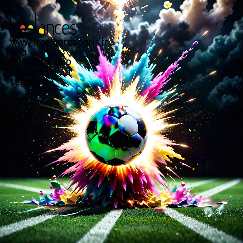 Pao mise en page internet vidéo illustration 3d serveur IA générative AI freelance paris studio de création magazines sseogh60